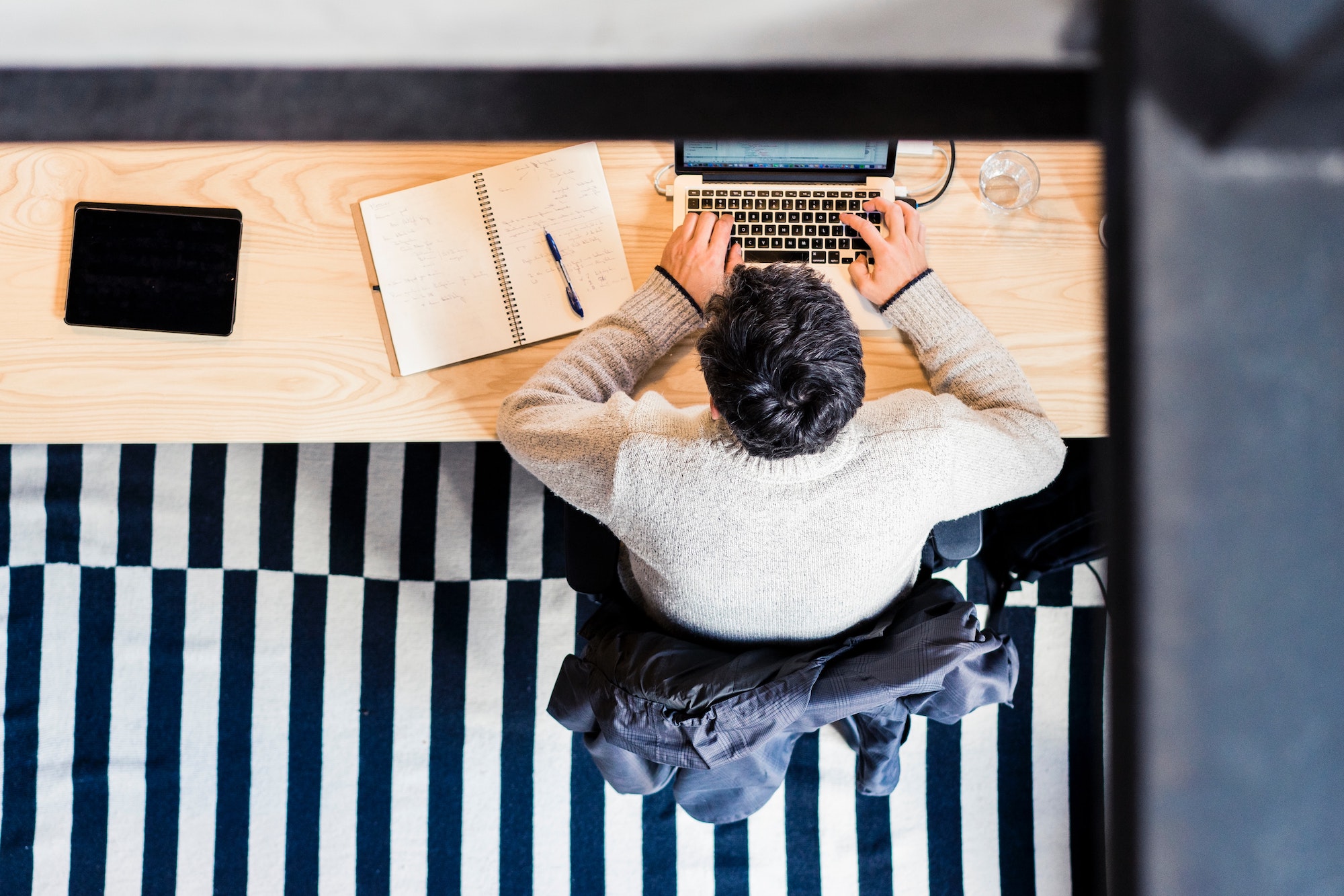 intrapreneur at desk